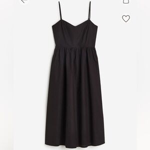 H&M Linen Blend Midi Dress NWT